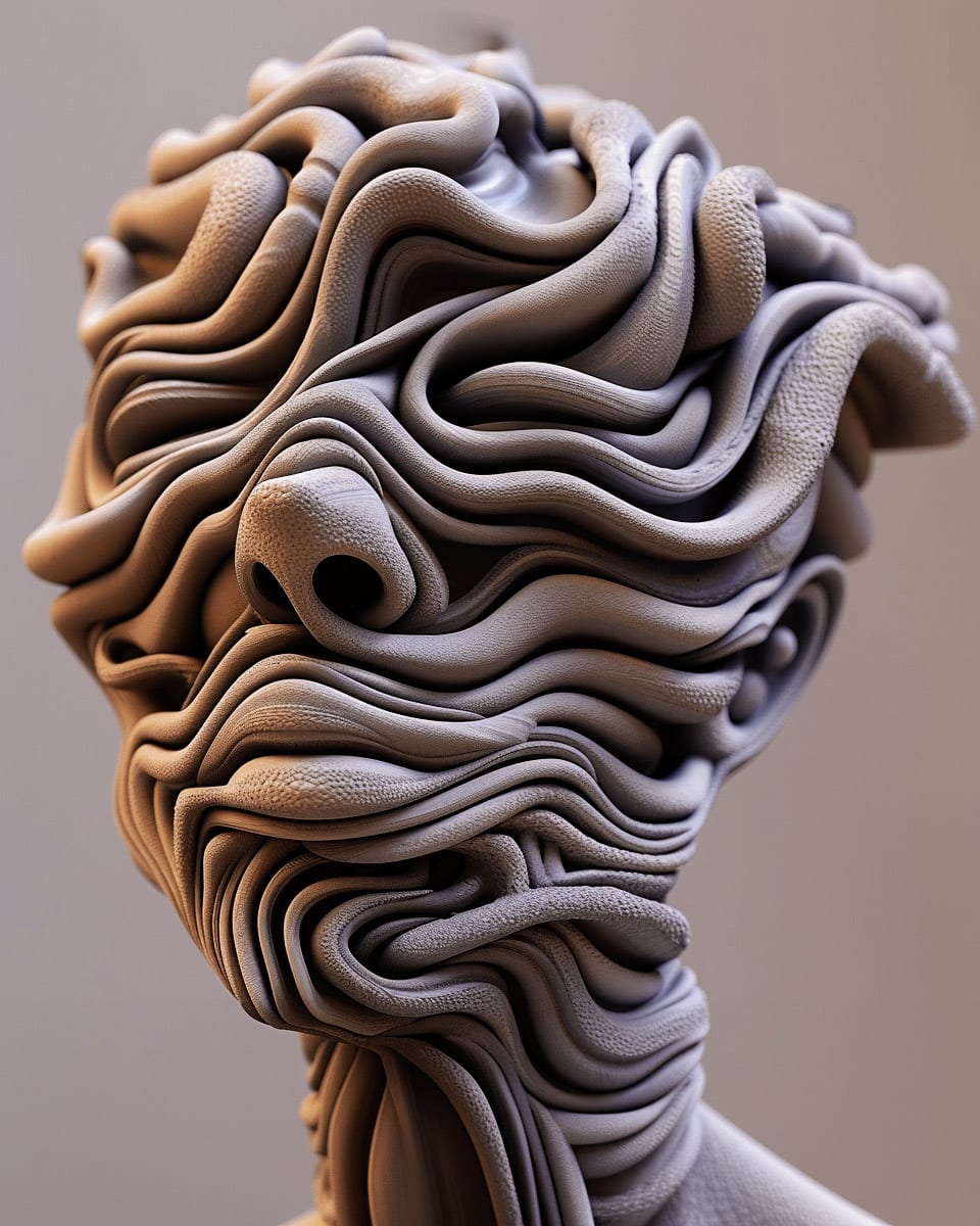 Œuvre symbolique — sculpture générative