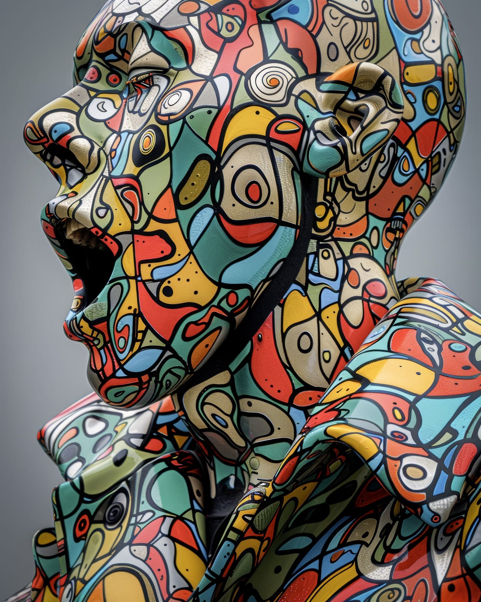 "Visages en mosaïque"